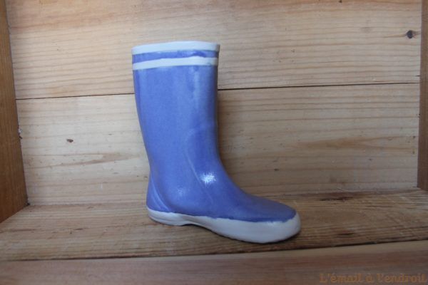 Botte bleue en grès