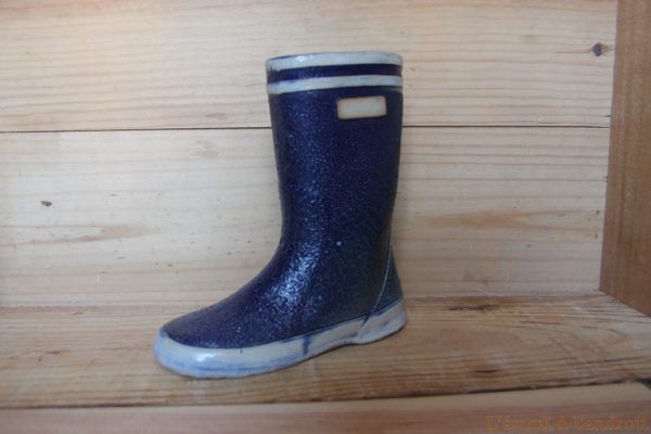 Botte bleue en grès