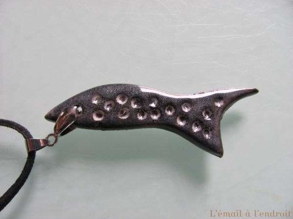 pendentif poisson céramique