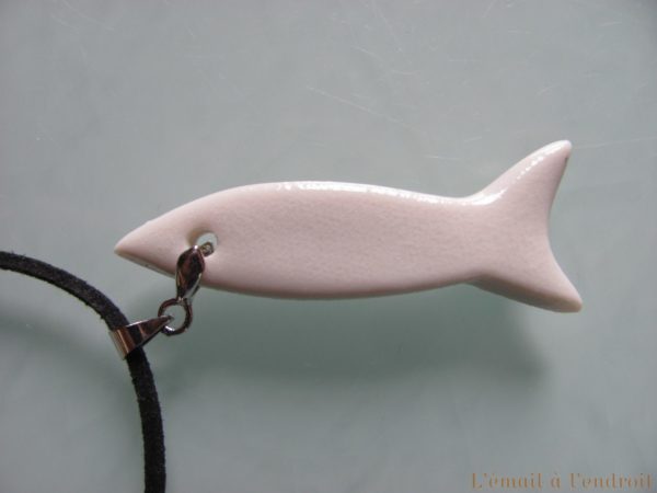 pendentif poisson céramique