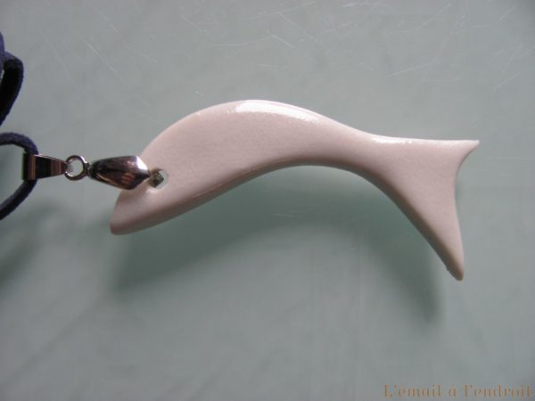 pendentif poisson céramique