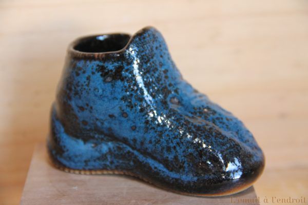 Chausson bleu