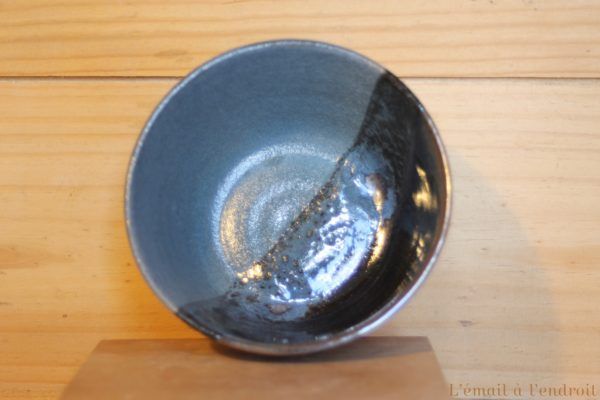 bol ramequin bleu marron