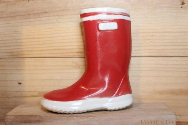 Botte en céramique rouge