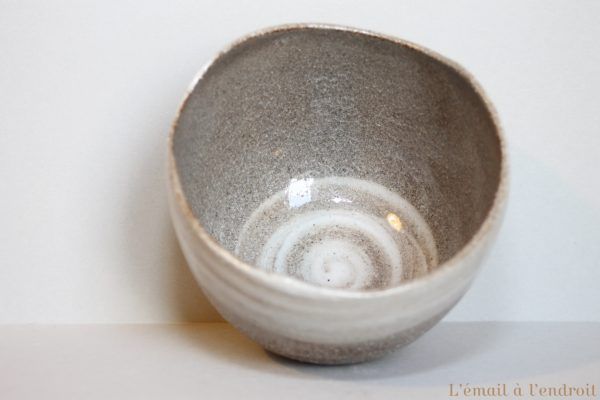 bol découpé beige gris blanc