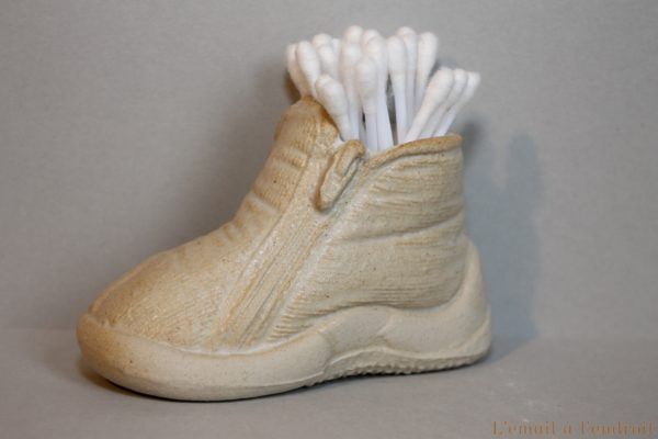 petit chausson blanc