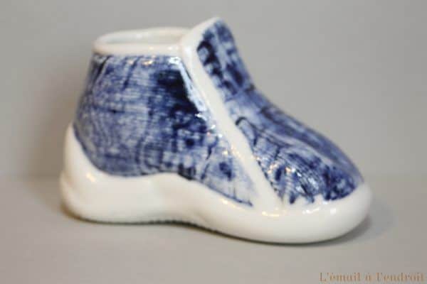 chausson bleu