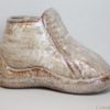 chausson gris beige