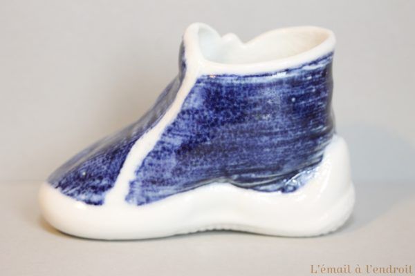 chausson bleu