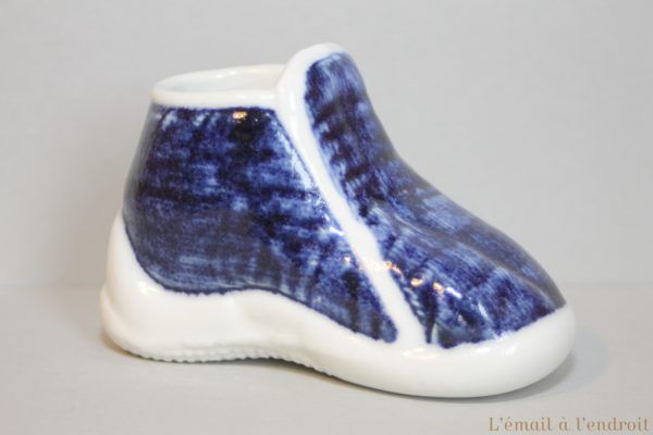 chausson bleu