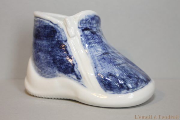 chausson bleu