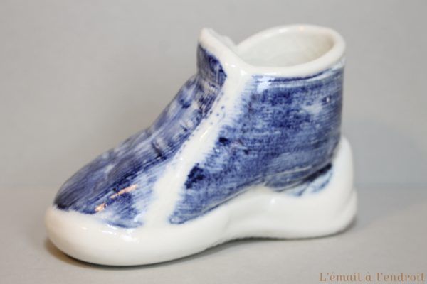 chausson bleu