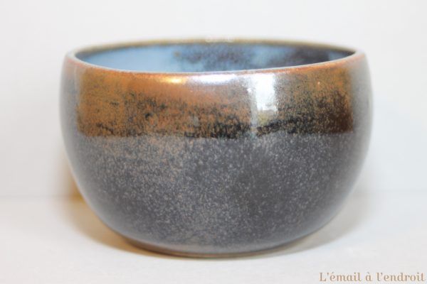Bol bleu marron