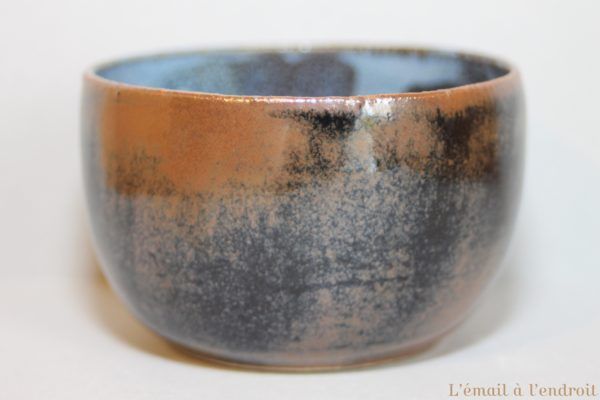 bol bleu marron