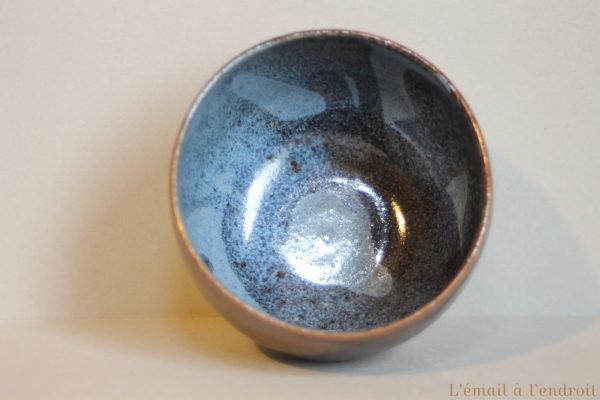 bol bleu marron