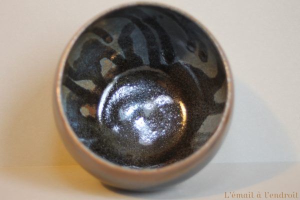 bol bleu marron