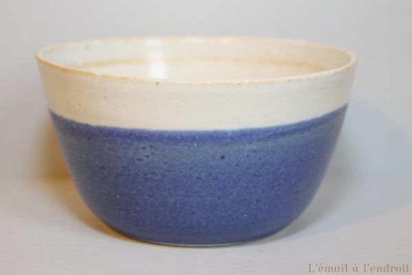 bol ramequin bleu beige