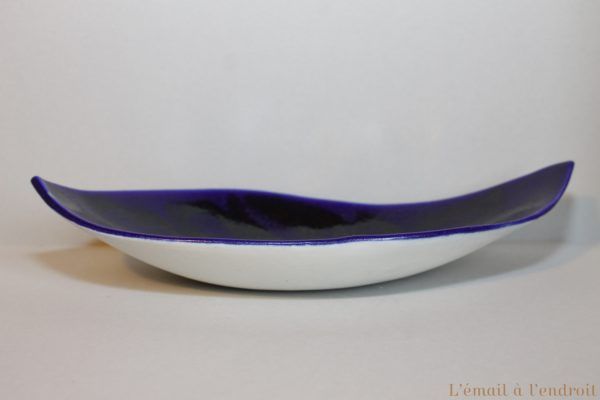 plat en grès bleu