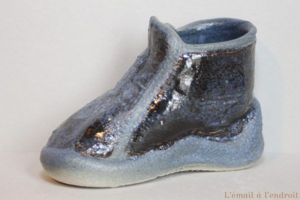 chausson bleu