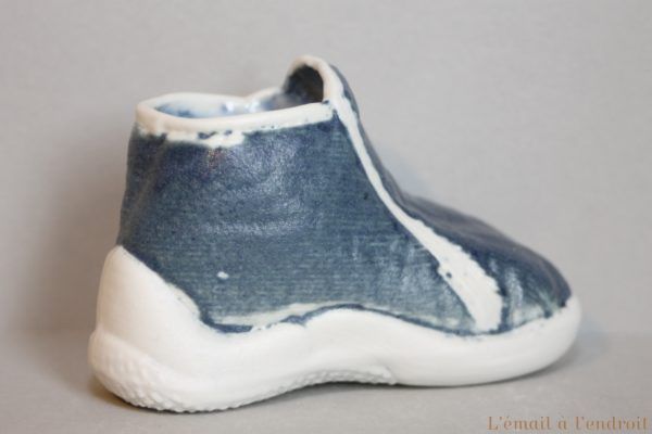 chausson bleu