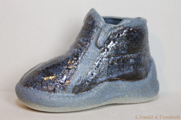 chausson bleu