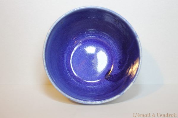 bol ramequin beige bleu