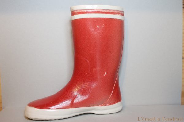 Botte en céramique rouge