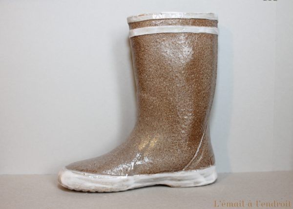 botte marron gris