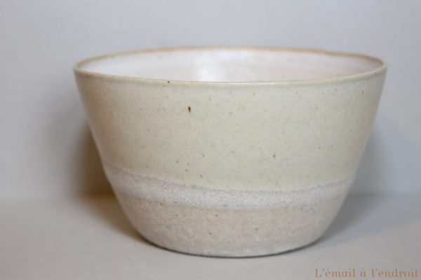 bol ramequin blanc sable