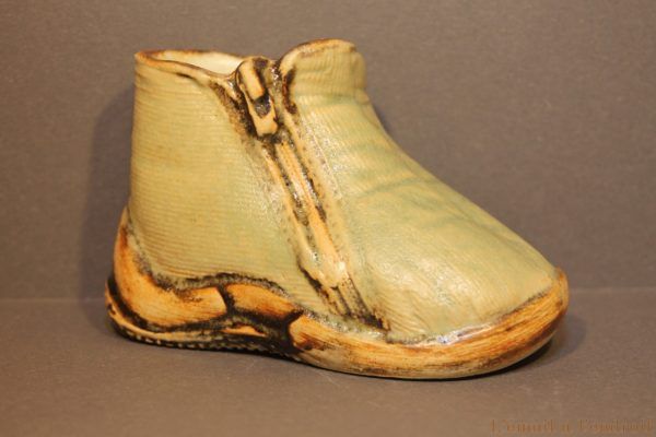 chausson vert marron