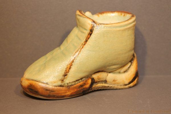 chausson vert marron
