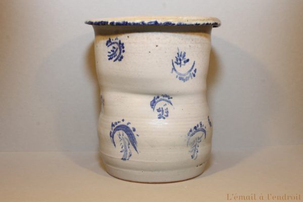 vase gris bleu