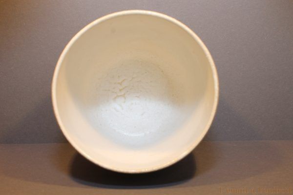 Pot en grès blanc sable