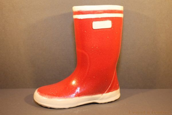 Botte en céramique rouge