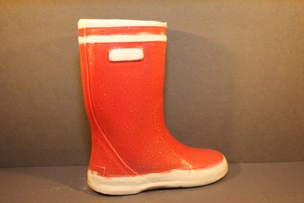 Botte en céramique rouge