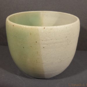 Bol blanc sable et vert