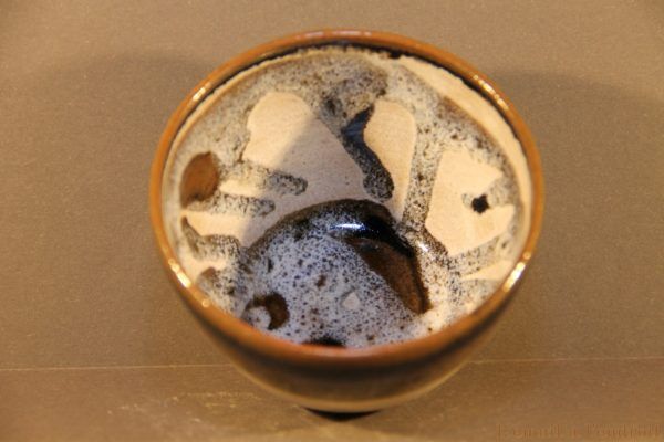 bol ramequin marron sable bleu