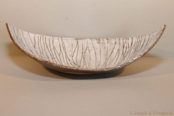 plat en grès sable