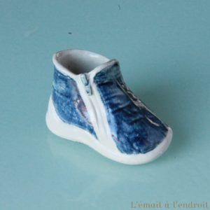 chausson bleu