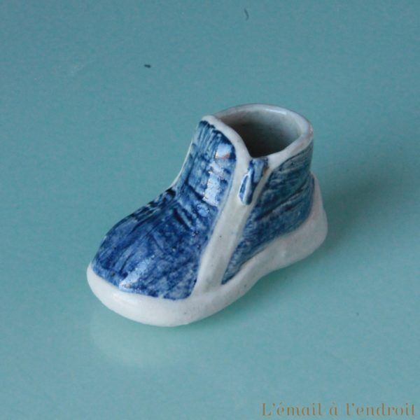 chausson bleu