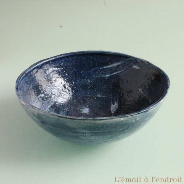 Plat bleu