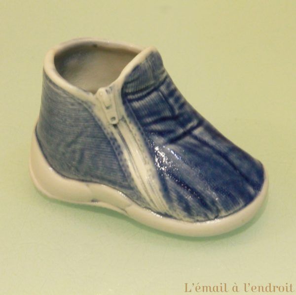 chausson bleu