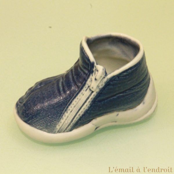 chausson bleu