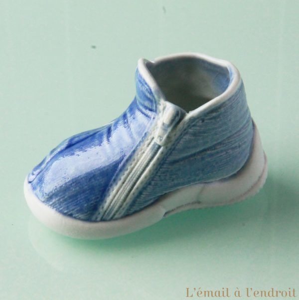 chausson bleu