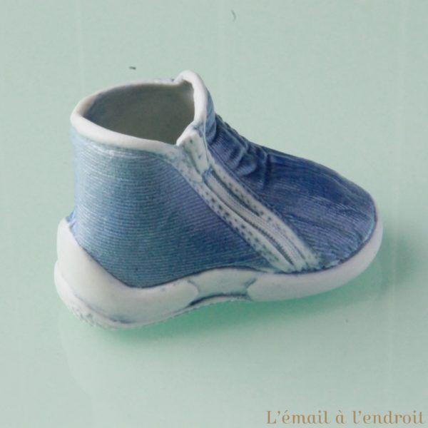 chausson bleu