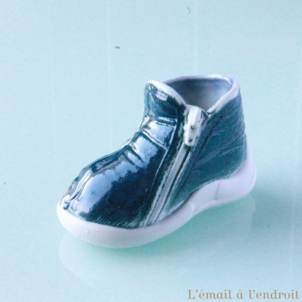 chausson bleu