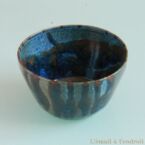 bol ramequin bleu marron