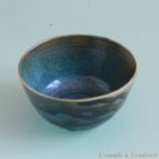 bol ramequin bleu marron