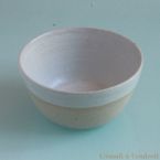 bol ramequin beige blanc