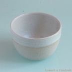 bol ramequin beige blanc